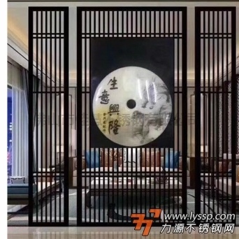 酒店装饰金属屏风
