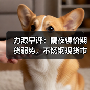 力源早评:隔夜镍价期货弱势,不锈钢现货市场有些安静(图3) 力源早评:隔夜镍价期货弱势,不锈钢现货市场有些安静(图3)