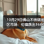 10月29日佛山不锈钢地区市场:伦镍跌出16000,不锈钢市场月末冲量出货?(图3) 10月29日佛山不锈钢地区市场:伦镍跌出16000,不锈钢市场月末冲量出货?(图3)