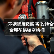 不锈钢屏风隔断 玫瑰金金属花格镂空格栅(图2) 不锈钢屏风隔断 玫瑰金金属花格镂空格栅(图2)