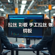 拉丝 彩板 手工拉丝 镀铜板（图2）