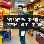 9月30日佛山不锈钢地区市场:疯了,不锈钢疯涨480,现货市场报价涨100-300!(图2) 9月30日佛山不锈钢地区市场:疯了,不锈钢疯涨480,现货市场报价涨100-300!(图2)