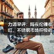 力源早评:隔夜伦镍收红,不锈钢市场积极调涨(图1) 力源早评:隔夜伦镍收红,不锈钢市场积极调涨(图1)