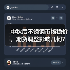 中秋后不锈钢市场稳价，期货调整影响几何？（图4）