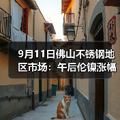 9月11日佛山不锈钢地区市场:午后伦镍涨幅接近300,不锈钢迎来反弹上升的希望?(图2) 9月11日佛山不锈钢地区市场:午后伦镍涨幅接近300,不锈钢迎来反弹上升的希望?(图2)