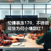 伦镍暴涨170,不锈钢现货为何小幅翻红?(图2) 伦镍暴涨170,不锈钢现货为何小幅翻红?(图2)