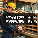 金九首日暴跌!佛山不锈钢市场价格下调引热议(图1) 金九首日暴跌!佛山不锈钢市场价格下调引热议(图1)