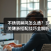 不锈钢屏风怎么选?玄关隔断搭配技巧全解析(图2) 不锈钢屏风怎么选?玄关隔断搭配技巧全解析(图2)