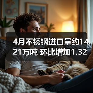 4月不锈钢进口量约14.21万吨 环比增加1.32万吨(图1) 4月不锈钢进口量约14.21万吨 环比增加1.32万吨(图1)
