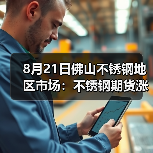 8月21日佛山不锈钢地区市场：不锈钢期货涨超100？市场却静静出货。（图1）