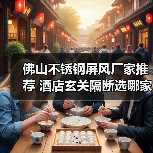佛山不锈钢屏风厂家推荐 酒店玄关隔断选哪家？（图1）
