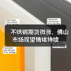 不锈钢期货微涨,佛山市场观望情绪持续(图4) 不锈钢期货微涨,佛山市场观望情绪持续(图4)