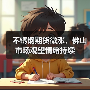 不锈钢期货微涨,佛山市场观望情绪持续(图1) 不锈钢期货微涨,佛山市场观望情绪持续(图1)