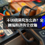 不锈钢屏风怎么选?金属隔断选购全攻略(图1) 不锈钢屏风怎么选?金属隔断选购全攻略(图1)