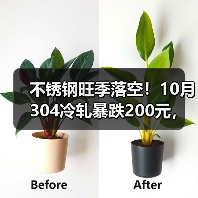 不锈钢旺季落空！10月304冷轧暴跌200元，为何逆势下跌？（图2）