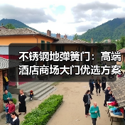 不锈钢地弹簧门：高端酒店商场大门优选方案（图1）