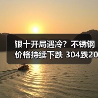 银十开局遇冷？不锈钢价格持续下跌 304跌200 201跌50（图1）