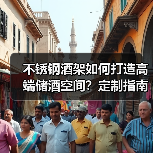 不锈钢酒架如何打造高端储酒空间?定制指南(图1) 不锈钢酒架如何打造高端储酒空间?定制指南(图1)