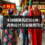 不锈钢屏风超长6米:选购设计与安装技巧全解析(图4) 不锈钢屏风超长6米:选购设计与安装技巧全解析(图4)