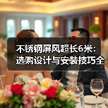 不锈钢屏风超长6米:选购设计与安装技巧全解析(图3) 不锈钢屏风超长6米:选购设计与安装技巧全解析(图3)