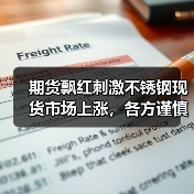 期货飘红刺激不锈钢现货市场上涨,各方谨慎试探(图4) 期货飘红刺激不锈钢现货市场上涨,各方谨慎试探(图4)