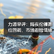 力源早评:隔夜伦镍高位回调,市场避险情绪较浓(图4) 力源早评:隔夜伦镍高位回调,市场避险情绪较浓(图4)