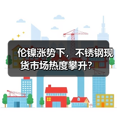 伦镍涨势下,不锈钢现货市场热度攀升?(图1) 伦镍涨势下,不锈钢现货市场热度攀升?(图1)