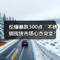 伦镍暴跌300点,不锈钢现货市场心态突变?(图1) 伦镍暴跌300点,不锈钢现货市场心态突变?(图1)