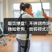 期货绿盘!不锈钢市场稳如老狗,放假模式已启动?(图1) 期货绿盘!不锈钢市场稳如老狗,放假模式已启动?(图1)
