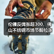 伦镍反弹涨超300,佛山不锈钢市场节前拉涨,价格将如何走?(图3) 伦镍反弹涨超300,佛山不锈钢市场节前拉涨,价格将如何走?(图3)