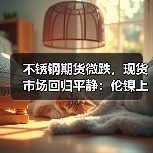 不锈钢期货微跌，现货市场回归平静：伦镍上涨带动市场观望？（图1）