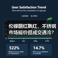 伦镍翻红飘红,不锈钢市场挺价但成交遇冷?(图2) 伦镍翻红飘红,不锈钢市场挺价但成交遇冷?(图2)