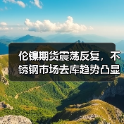 伦镍期货震荡反复,不锈钢市场去库趋势凸显(图3) 伦镍期货震荡反复,不锈钢市场去库趋势凸显(图3)