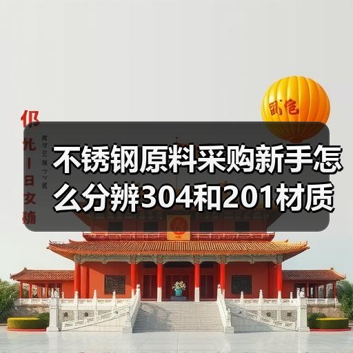 不锈钢原料采购新手怎么分辨304和201材质
