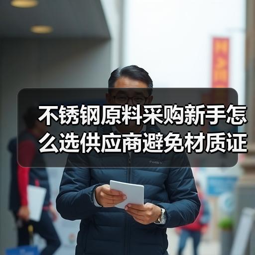 不锈钢原料采购新手怎么选供应商避免材质证明踩坑